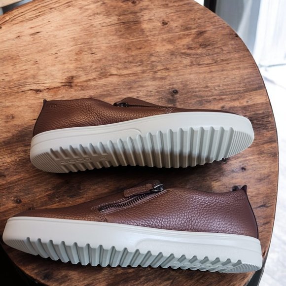 ECCO Women's Fara Slip-On Sneakers Metallic Copper Size 8 – Leather, NWOT - Picture 8 of 12